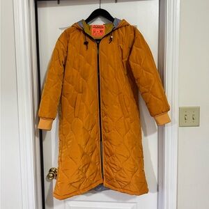 Vintage Orange Winter Coat